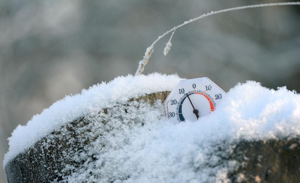 Temperaturen ska krypa ner mot minus 30 i Kiruna i natt. Arkivbild. (Foto: Anders Wiklund /TT)