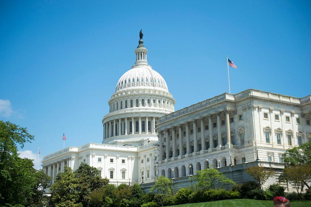 Capitolium i Washington DC, där USA:s kongress har sitt säte. (Foto: Maja Suslin/TT)