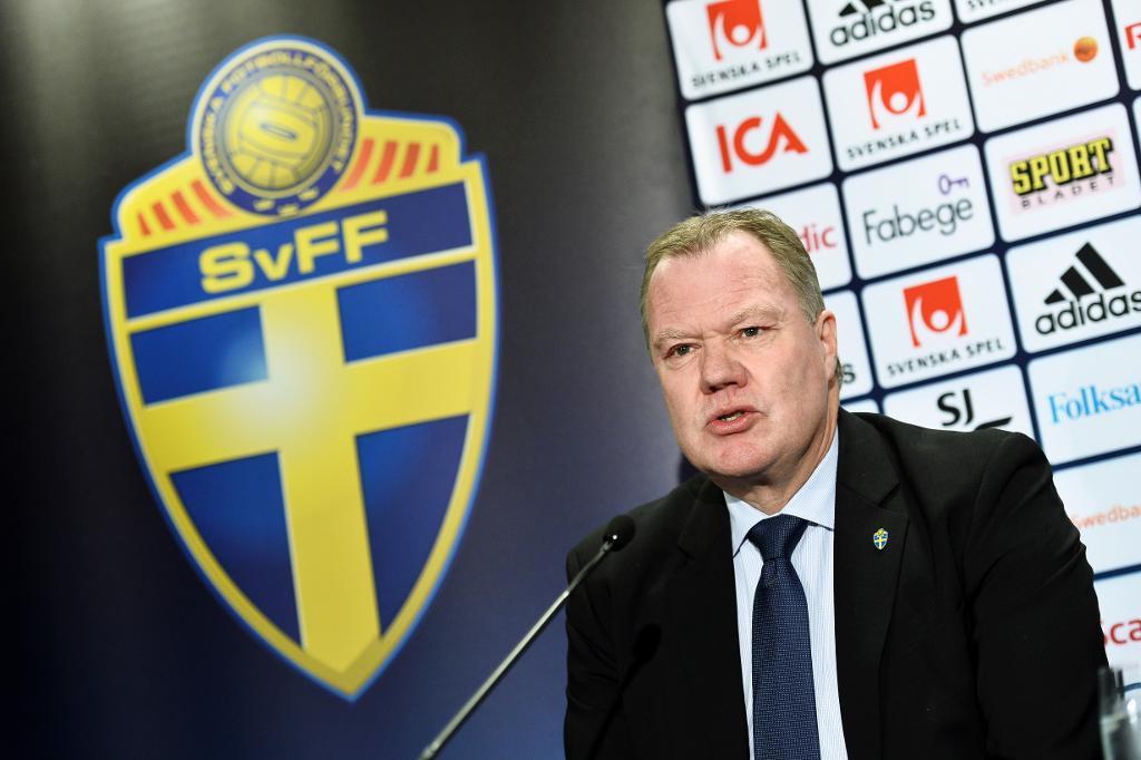 Fotbollsförbundets ordförande Karl-Erik Nilsson. (Foto: Marcus Ericsson/TT)