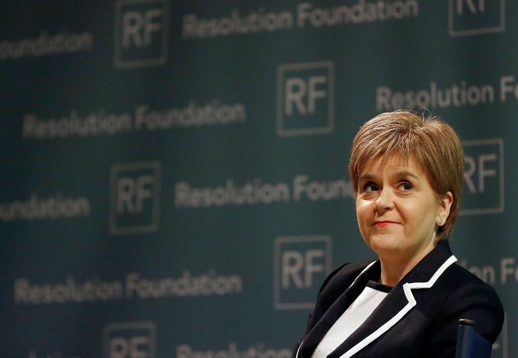 Skottlands regionala regeringschef Nicola Sturgeon. (Foto: Frank Augstein/AP/TT-arkivbild)