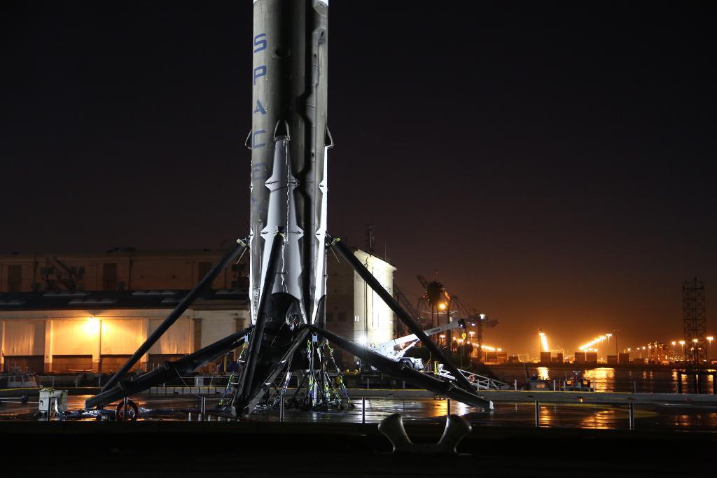 
En Falcon 9-raket sköts senast upp i mitten av januari. (Foto: Chuck Bennett/AP/TT)