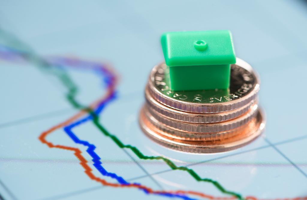 Huspriserna har stigit 9 procent på ett år.   Foto: Fredrik Sandberg/TT-arkivbild