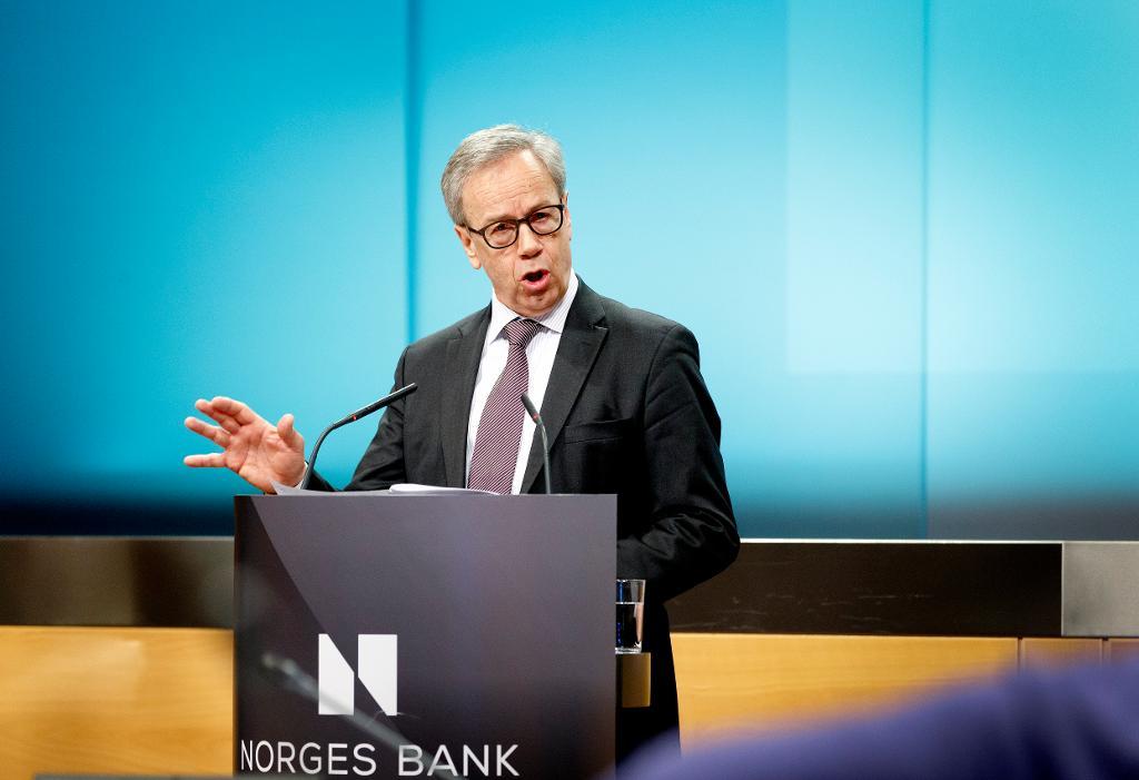 
Norges centralbankschef Øystein Olsen har en oväntat låg inflation att hantera inför nästa räntemöte i mitten av mars.   Foto: Gorm Kallestad NTB/Scanpix/TT-arkivbild