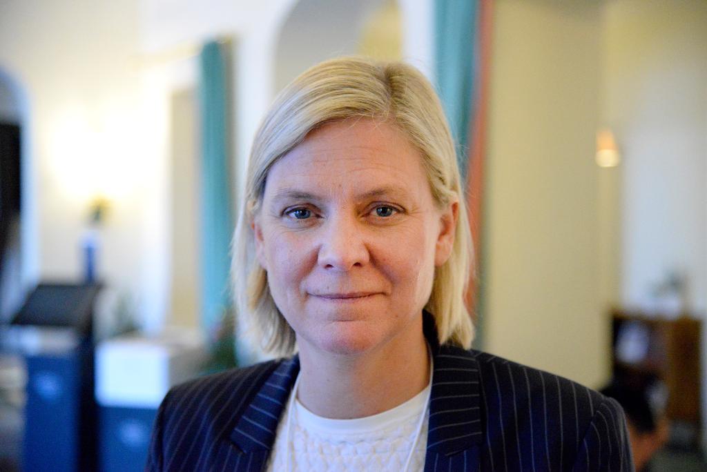 Finansminister Magdalena Andersson (S) vill införa en "bankskatt", men Skatteverket säger nej till utredningsförslaget om en skatt på finansiell verksamhet.  Foto: Joakim Goksör/TT-arkivbild