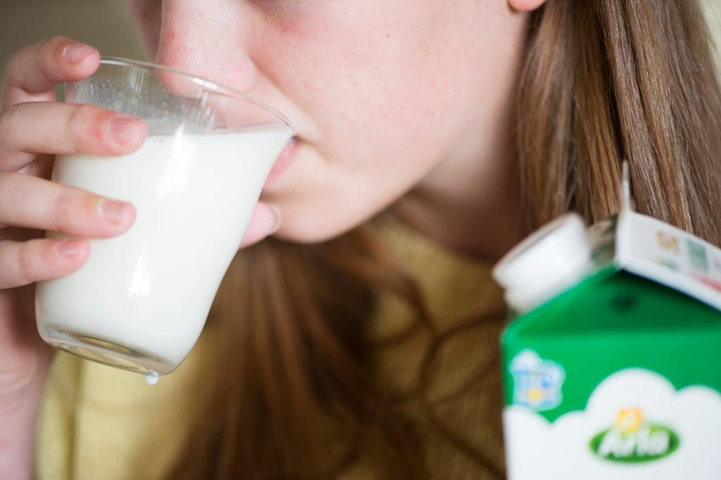 Den som dricker mycket mjölk riskerar att dö i förtid. Inte ens ett högt intag av frukt och grönt kan ta bort risken helt, enligt en ny studie.  Foto: Fredrik Sandberg/TT-arkivbild