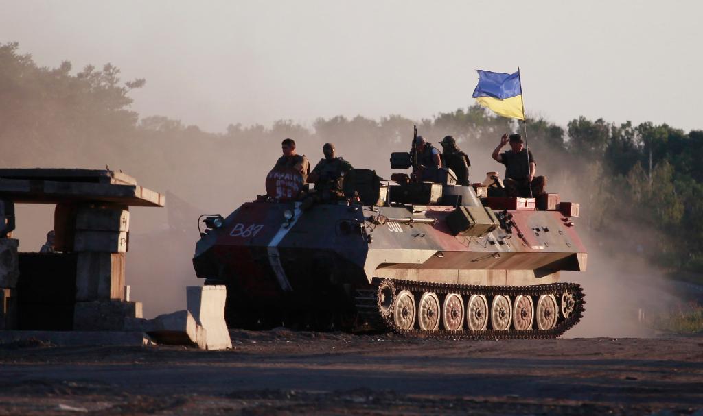 Inbördeskriget i Ukraina har pågått i 33 månader. Arkivbild. (Foto: Petro Zadorozjnyj/AP/TT)