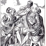 Spelemän: Under 1100-talets Europa var harpan trubadurernas och minnessångarnas ackopanjemangsinstrument. De europeiska harporna hade sensträngar och en mycket liten harpkropp, vilket gjorde att de hade mindre klang än harporna på de brittiska öarna.