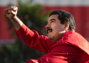 Venezuelas president Nicolás Maduro. (Foto: Ariana Cubillos)