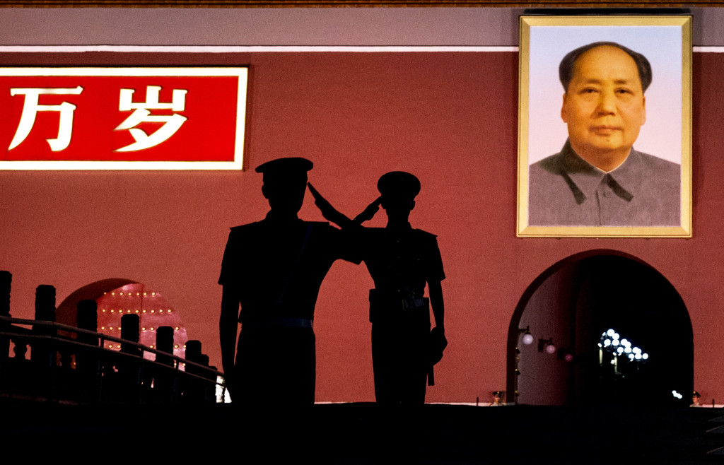 Foto på Mao på Himmelska fridens torg i Peking (Foto: Kevin Frayer/Getty Images)