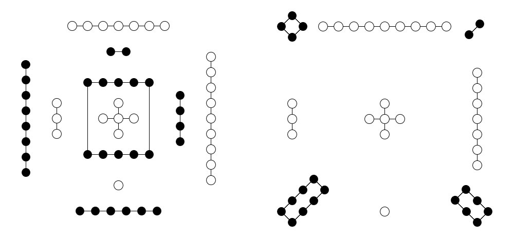 Moderniserade diagram av He Tu, Gula floden-diagrammen och Luo Shu, Inskriptionen av Luo. (Foto: Philolo/PD-Art)