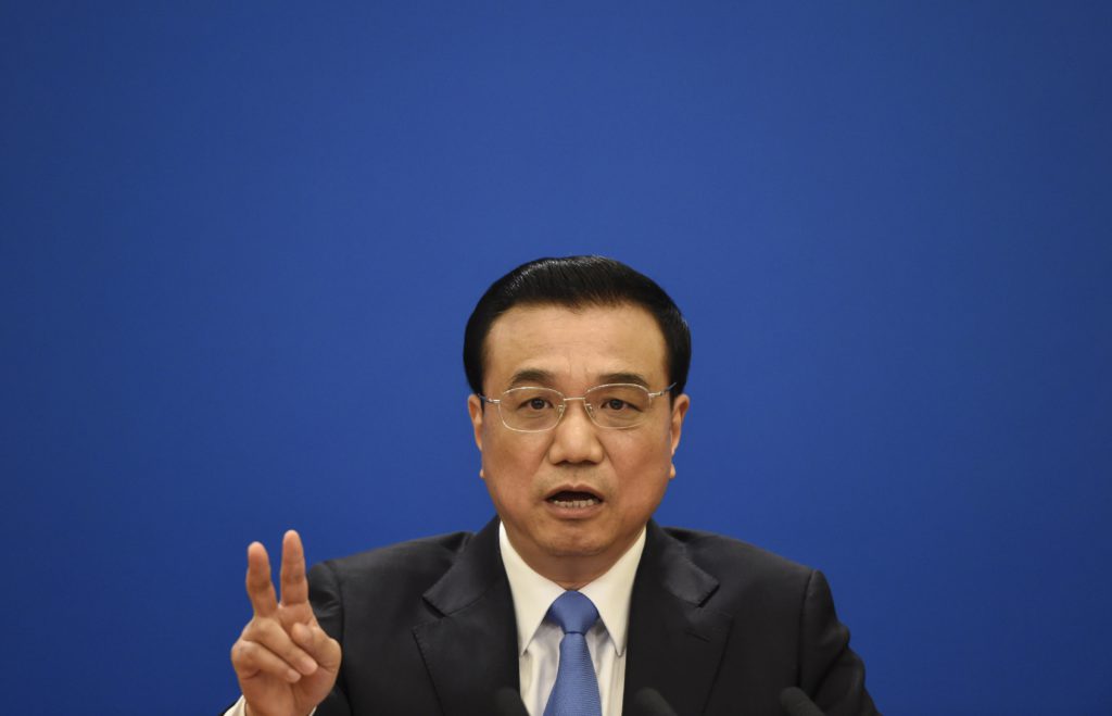 Premiärminister Li Keqiang anses som den i nuläget mäktigaste medlemmen av ungdomsförbundsfalangen"tuanpai", men dess reella inflytande på Kinas politik ifrågasätts. (Foto: Fred Dufour/AFP/Getty Images)
