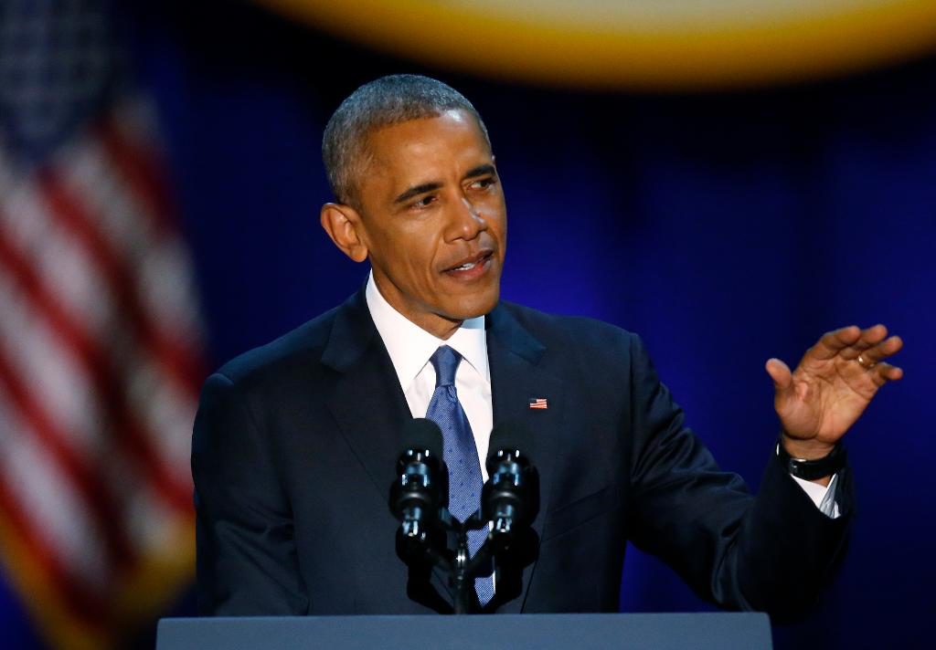  Barack Obama i Chicago. (Foto: Charles Rex Arbogast/AP/TT)