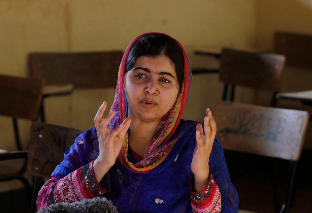 Den pakistanska fredspristagaren Malala Yousafzai är "förkrossad" över Trumps order om att förstärka granskningen av migranter och flyktingar som i framtiden kommer till USA. Arkivbild. (Foto: Khalil Senosi/AP/TT)