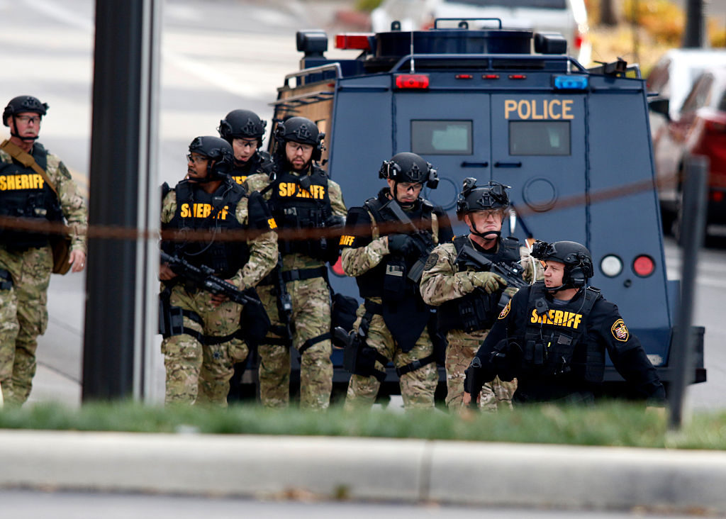 Polisstyrkan som kom till Ohio State University vid attacken den 28 november 2016 sköt ner gärningsmannen. Foto: Paul Vernon AFP/Getty Images 
