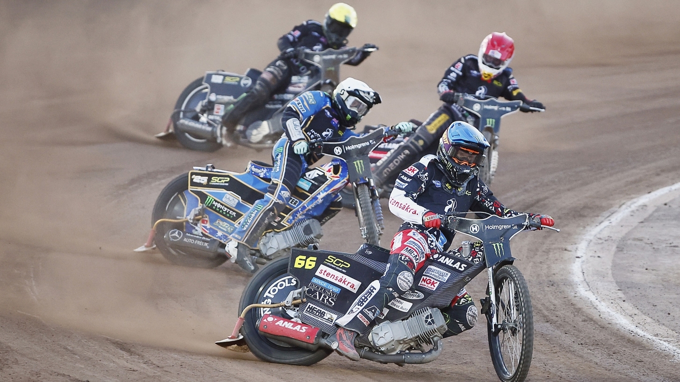 Svenske Fredrik Lindgren är trea i VM-tabellen och kan slå till på hemmaplan. Foto: Stefan Jerrevång/TT