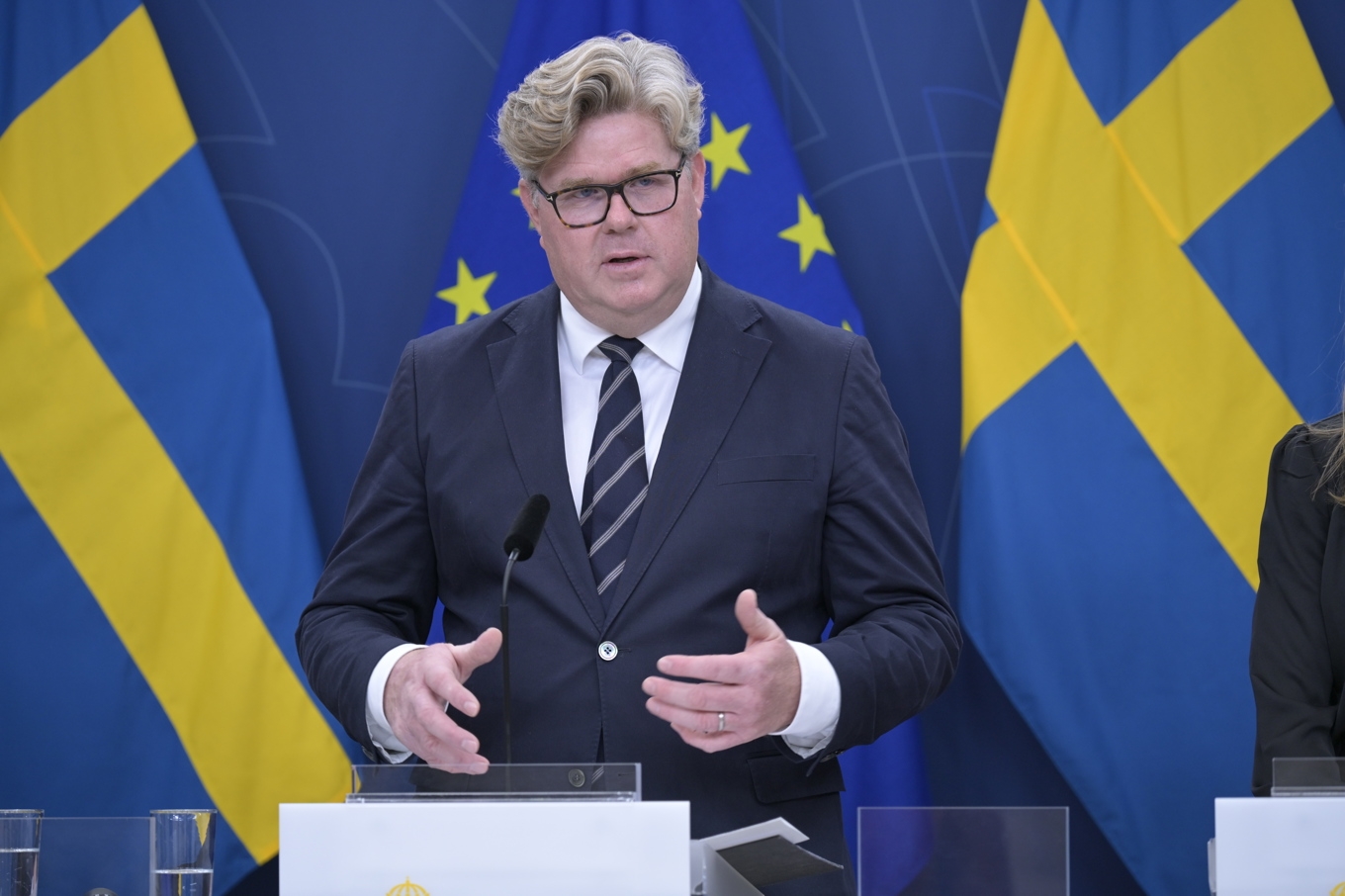 Gunnar Strömmer (M), justitieminister. Foto: Roger Sahlström.