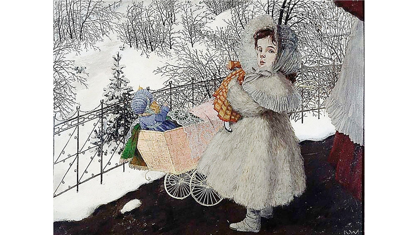 Utan perspektiv bortom jaget återstår – jaget. Målning av Karl Walser (1877-1943). Foto: Public Domain