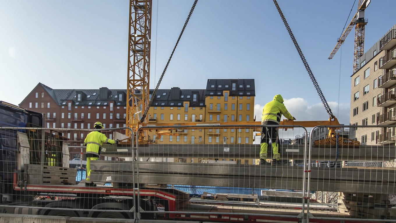 Företag i byggbranschen är återigen högt upp i konkursstatistiken, efter en nedgång de tio första månaderna i år. Foto: Shutterstock