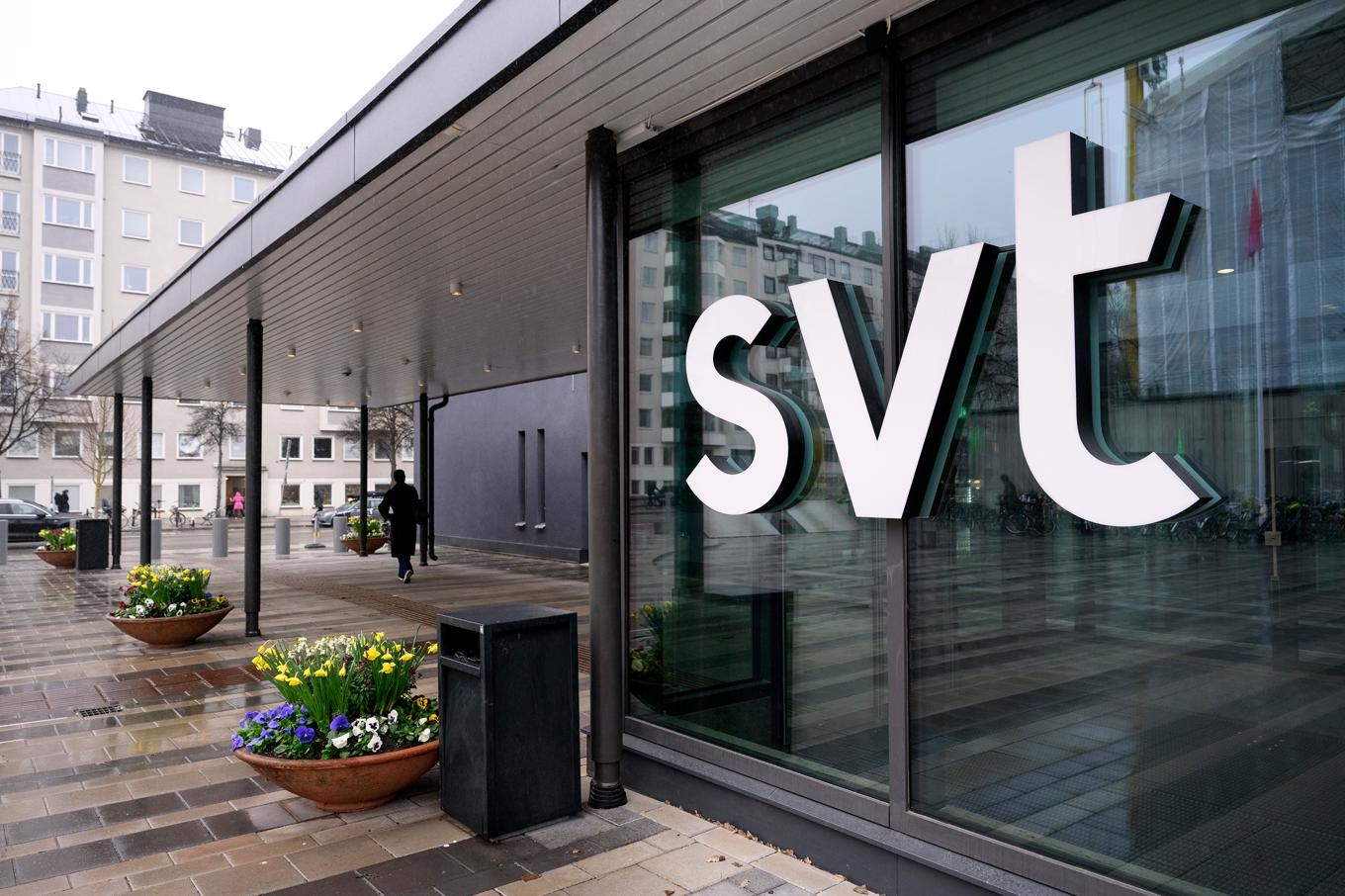 SVT:s huvudkontor på Oxenstiernsgatan i Stockholm. Foto: Jessica Gow/TT