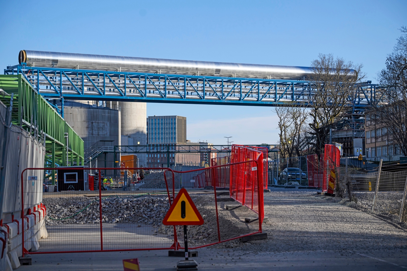 Stockholm Exergis anläggning i Värtahamnen i Stockholm. Foto: Henrik Montgomery/TT