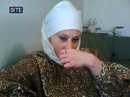 Denna odaterade bild som erhölls den 9 mars, 2010 från SITE Intelligence Group visar Colleen R. LaRose. Den amerikanska kvinnan som kallar sig för "Jihad Jane" åtalades av amerikanska myndigheter den 9 mars 2010 för att ha planerat att bland annat mörda konstnären Lars Vilks och för att ha rekryterat "våldsamma jihadistfighters" för att utföra terrordåd. (Foto: SITE Intelligance Group/ AFP)