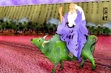 Lao Zi det stora helgonet. (Illustration Zona Yeh, Epoch Times)