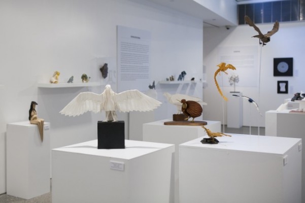 Bilder från origamiutställningen Surface to Structure, på Cooper Union i New York, som ägde rum mellan 19 juni och 3 juli. De följande bilderna togs på invigningsdagen 19 juni 2014. (Foto: Samira Bouaou / Epoch Times)
