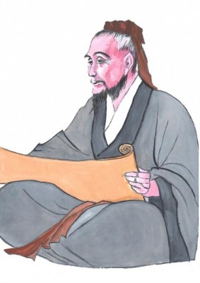 Zhang Zhongjing den kinesiska medicinens vise man. (Illustratör Kiyoka Chu, Epoch Times)
