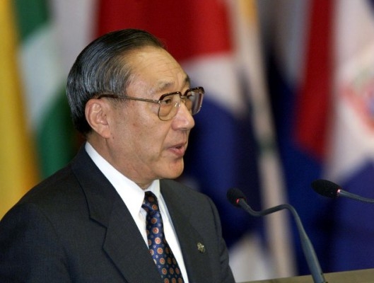 Kinas dåvarande vice premiärminister Li Lanqing fick i juni 1999 ansvaret för den speciella hemliga polis som skapades för att förfölja Falun Gong. (AFP)
