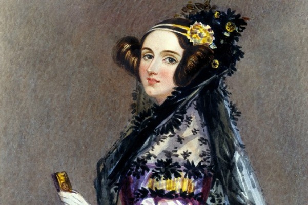 Akvarellmålning av Ada Lovelace (född Ada Byron), pionjär inom datorprogrammering, målad av Alfred Edward Chalon. (Sir Henry Norris/Wikimedia Commons)