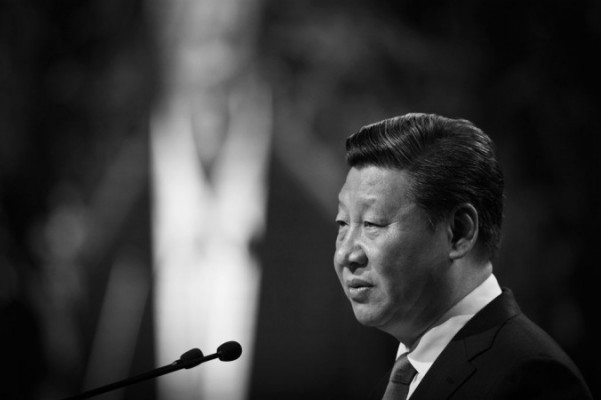 Ordföranden för det kinesiska kommunistpartiet, Xi Jinping, ger ett tal i Auckland den 21 november 2014. (Foto: Greg Bowker/Getty Images)