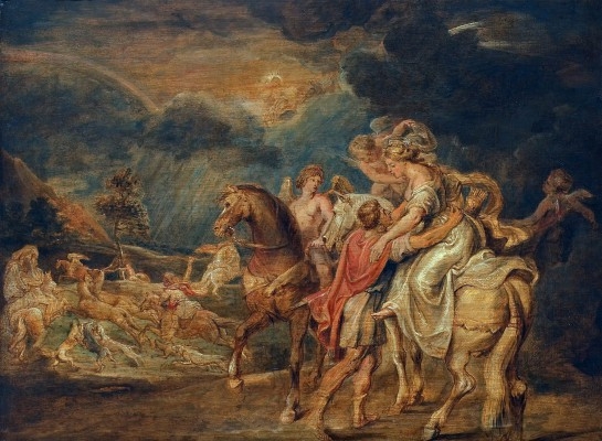 I tisdags såldes Rubenstavlan, "Diana med sitt följe" på svensk auktion för 16,6 miljoner kronor som enligt Nationalmuseum med största sannolikhet är äkta, och därför värd mer än det dubbla. Foto:AFP/ Källa: Scanpix Sverige