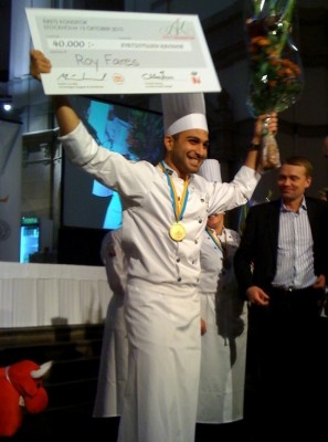 Roy Fares blev på fredagen utsedd till 2010 års konditor, vid Chokladfestivalen på Nordiska museet i Stockholm. (Foton: Anne Hakosalo)
