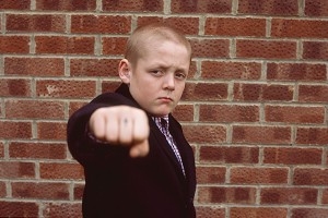 Livet är hårt för 12-åriga Shaun (Thomas Turgoose) i This is England. (Foto: Optimum Realising)