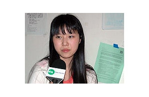 Wang Qianyuan är student vid Duke University i USA. (Foto: Radio Free Asia)