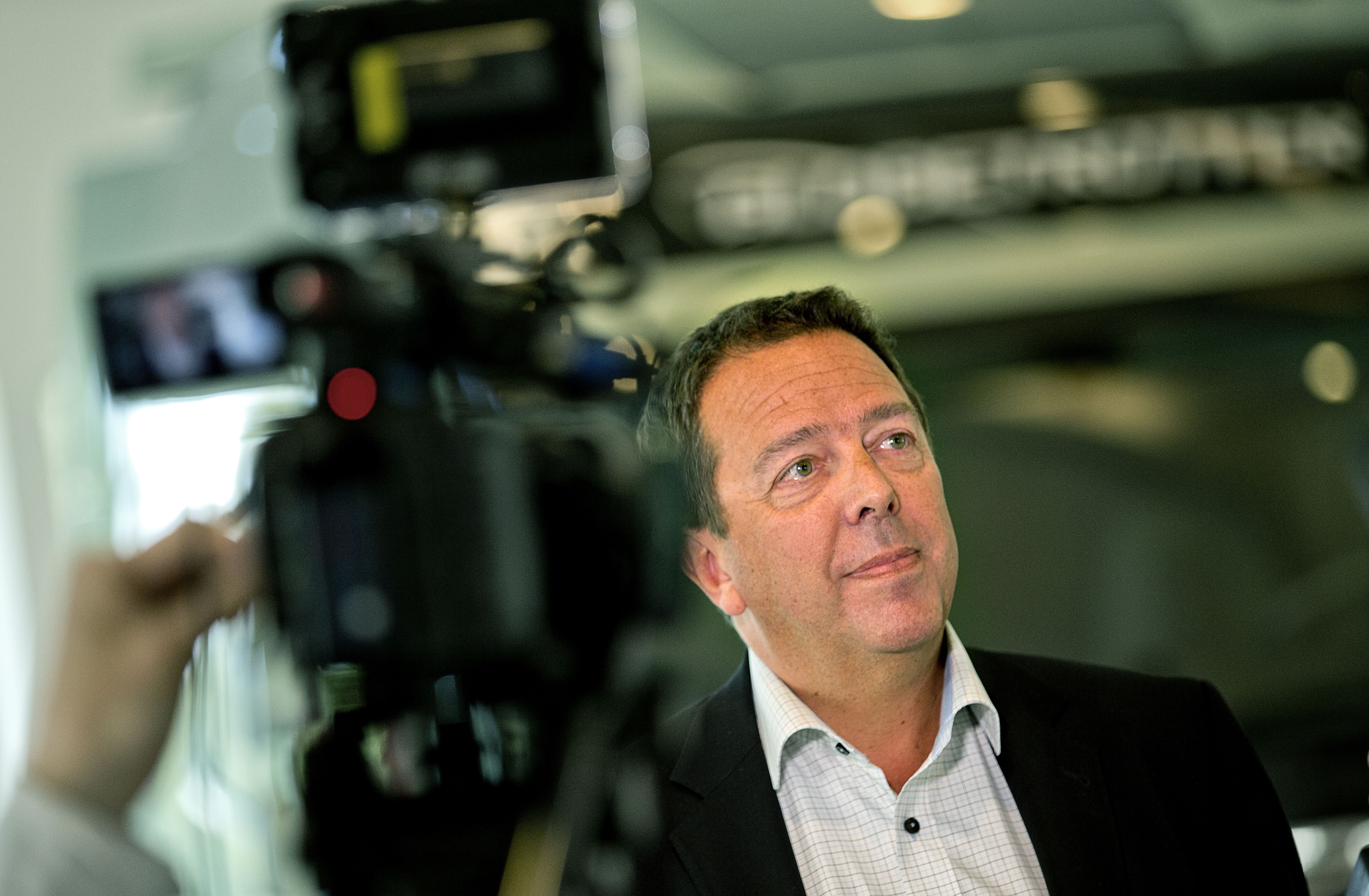 Jan Gurander, tillförordnad vd och koncernchef på AB Volvo, meddelade tidigare i år att de letar efter en extern partner till Volvo IT, nu säljer de till indiska HCL. (Foto: Adam Ihse /AFP/Getty Images)
