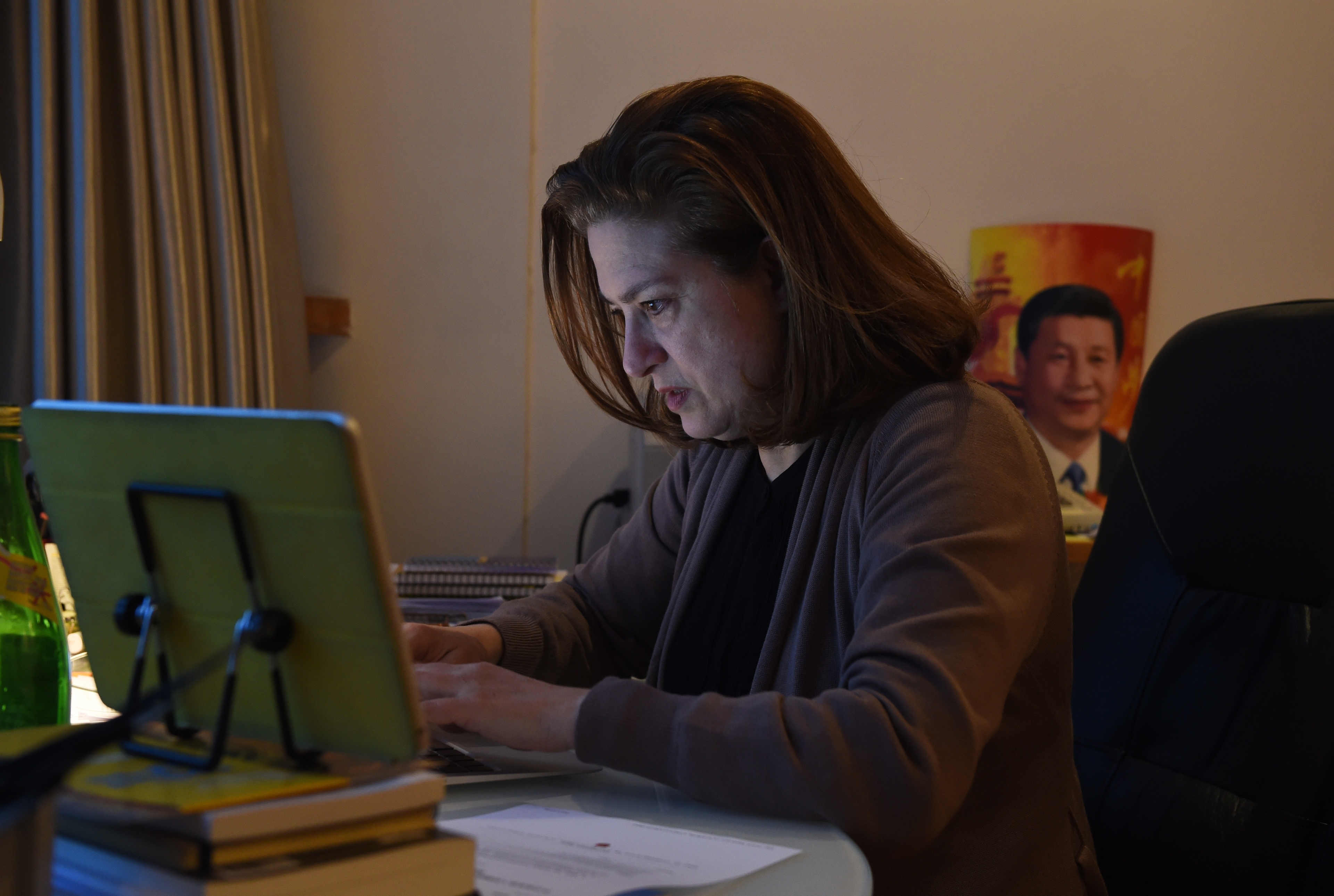 Ursula Gauthier från franska tidningen L'Obs kommer inte att få något nytt presskort i Kina vid årsskiftet. (Foto: Greg Baker/AFP/Getty Images)