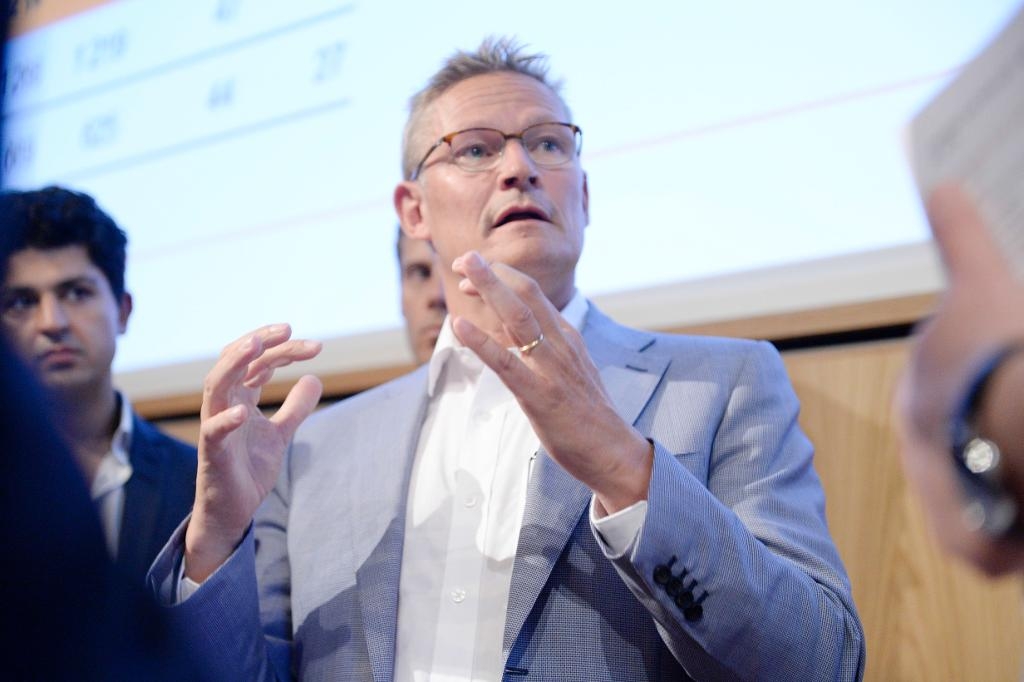 Swedbanks finanschef Göran Bronner lämnar sitt jobb. (Foto: Bertil Ericson / TT-arkivbild)