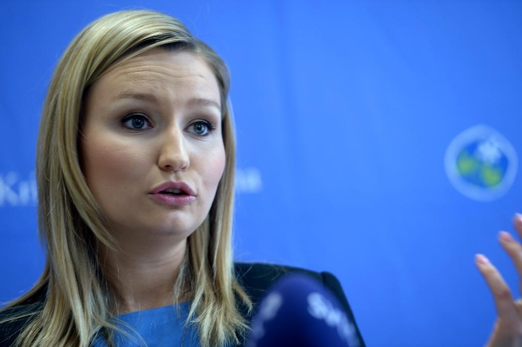 Kristdemokraternas (KD) partiledare Ebba Busch Thor. (Foto: Fredrik Sandberg/TT)