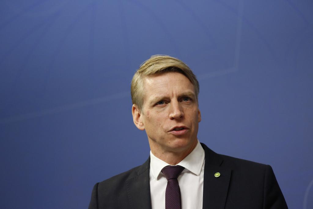 Finansmarknadsminister Per Bolund (MP). (Foto: Christine Olsson/TT)