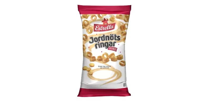 Estrella återkallar jordnötsringar. (Foto: Estrella)