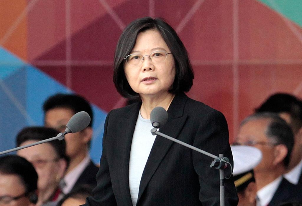 Taiwans president Tsai Ing-wen fortsätter att irritera Kina. (Foto: Chiang Ying-ying/AP/TT-arkivbild)