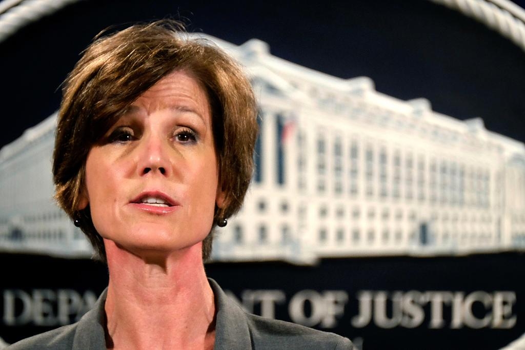 Sally Yates. (Foto: J. David Ake/AP/TT-arkivbild)