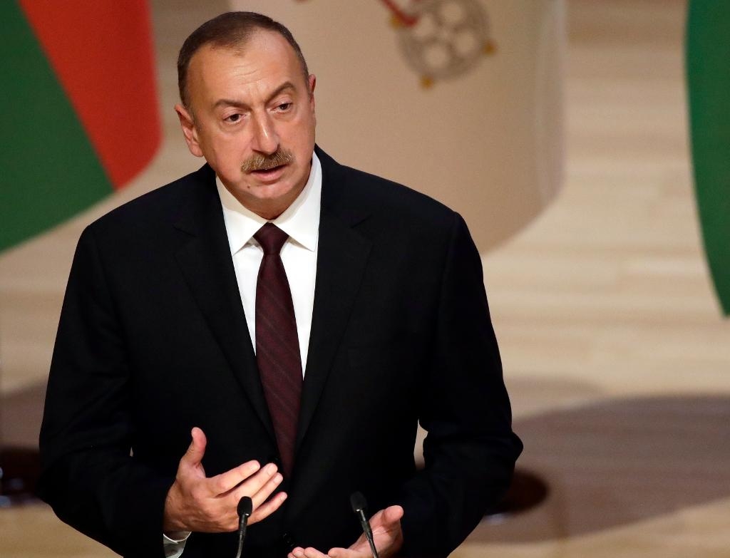 Azerbajdzjans president Ilham Aliyev besöker Bryssel.  (Foto: Sergei Grits-arkivbild)