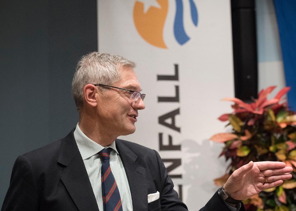 Vattenfalls vd Magnus Hall. (Foto: Fredrik Sandberg/TT-arkivbild)