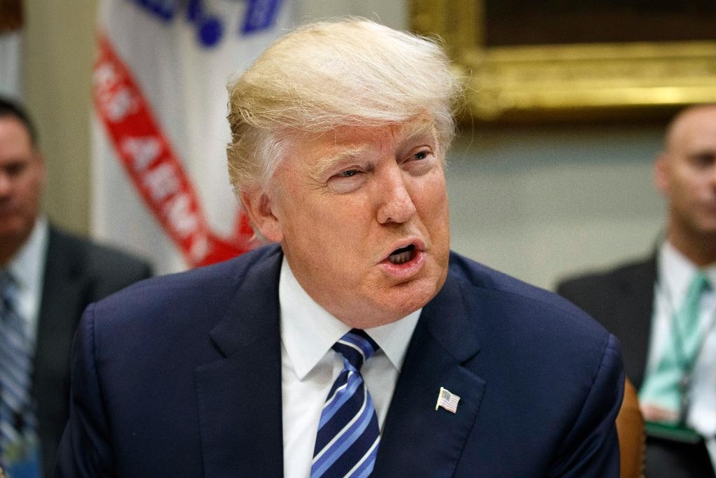 USA:s president Donald Trump har pratat i telefon med Kinas president Xi Jinping.   Foto: Evan Vucci/AP/TT