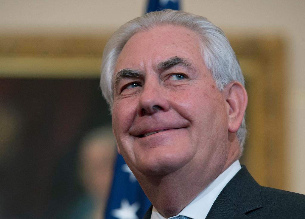 USA:s utrikesminister Rex Tillerson, som den ryske utrikesministern Sergej Lavrov planerar att träffa i Bonn.   Foto: Molly Riley/AP/TT-arkivbild