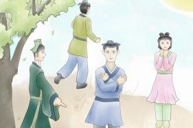 När namnet Yi Zong nämndes i regionen blev människor som gjort sig skyldiga till något rädda och huttrade trots att de inte kände sig kalla. (Illustratör: MeiHsu, Epoch Times)