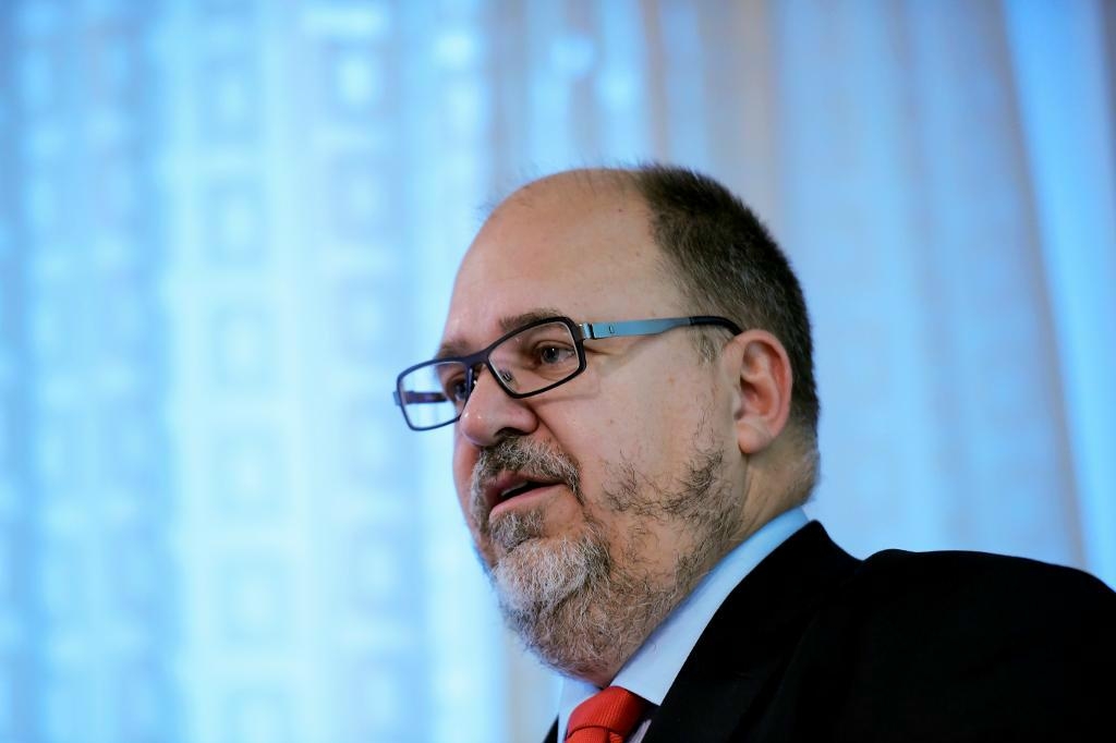 
LO:s ordförande Karl-Petter Thorwaldsson kan tänka sig ett tak för kommunal skatt.  Foto: Janerik Henriksson/TT-arkivbild                                            