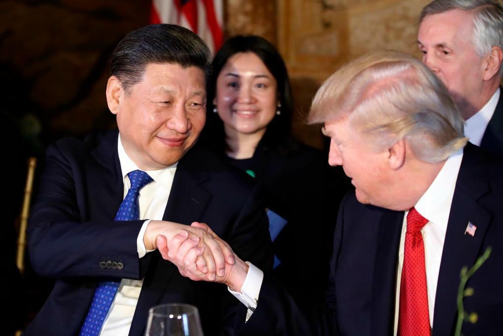 

President Donald Trumps möte med sin kinesiske kollega Xi Jinping i Florida är i fokus på marknaden. Foto: Alex Brandon AP/TT                                                                                        